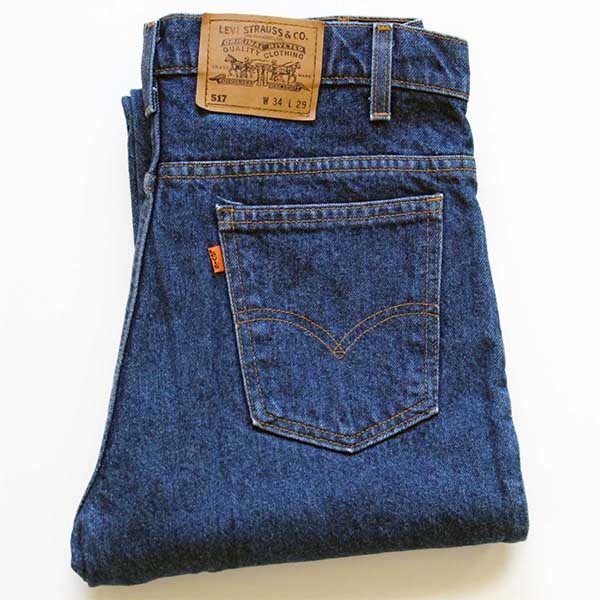 90s USA製 Levi'sリーバイス 517 デニムパンツ w34 L29☆ブーツカット