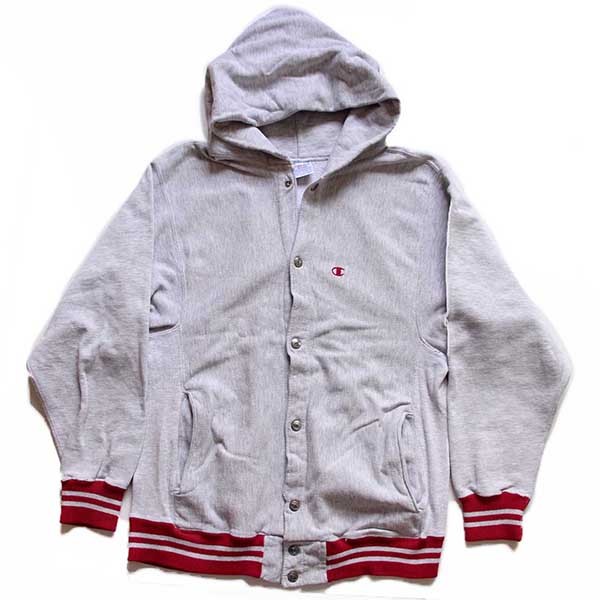 90s USA製 Championチャンピオン ワンポイント リブライン リバース