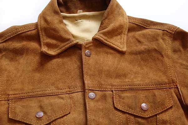 70s Levi'sリーバイス スエード レザージャケット 茶 - Sixpacjoe Web Shop