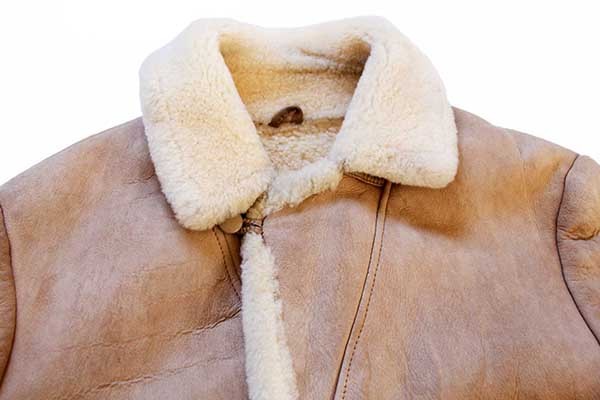 90s ニュージーランド製 CANTERBURY リアル ムートンコート ベージュ