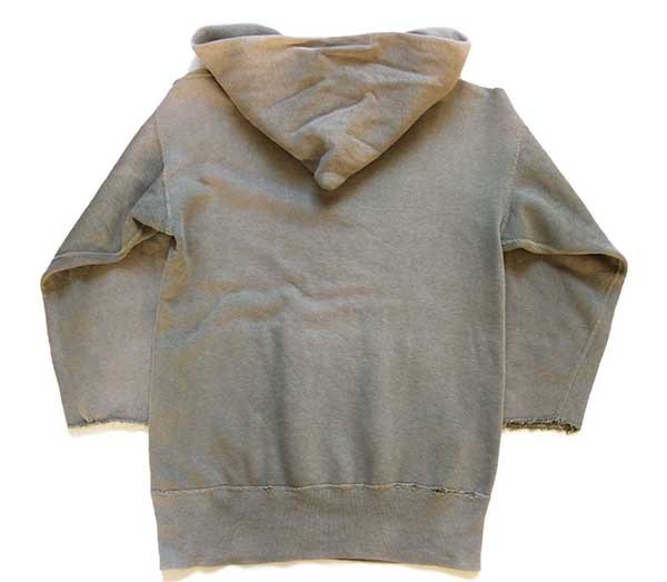 60s HANES WIND SHIELD 無地 コットン スウェットパーカー ボロ