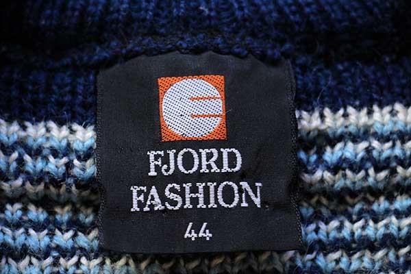 ノルウェー製 FJORD FASHION ノルディック柄 チロリアンテープ ウール
