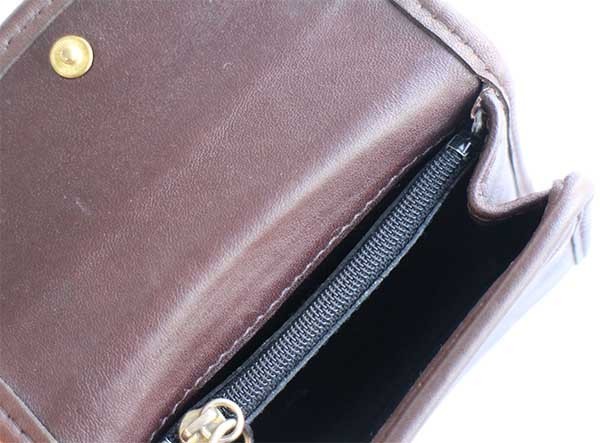COACH オールド コーチ レザー コインケース 焦げ茶☆ウォレット