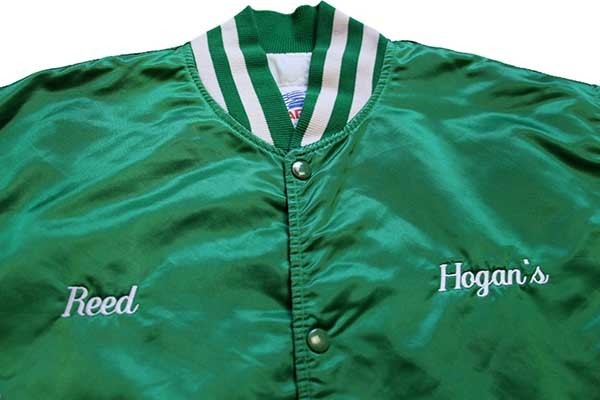 80s USA製 STARTERスターター Hogan's 刺繍 キルティングライナー