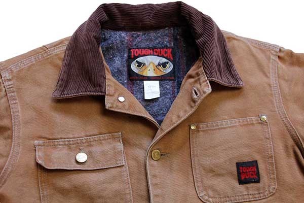カナダ製 TOUGH DUCK ブランケットライナー ダック地 カバーオール 茶