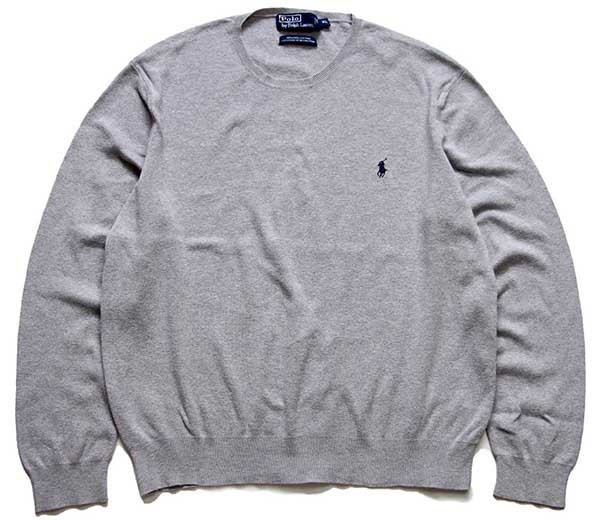 ポロ ラルフローレン ワンポイント ピマ コットンニット セーター