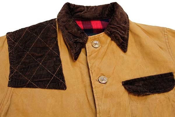 80s red headレッドヘッド ガンパッチ付き ダック地 ハンティング