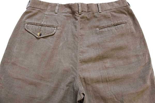 90s USA製 LANDS'ENDランズエンド ツータック スラックス コーデュロイ