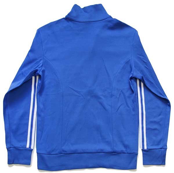 80s adidasアディダス トレフォイル ハイネック トラックジャケット 青