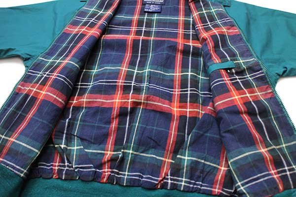 90s LANDS'ENDランズエンド G9タイプ タータンチェックライナー