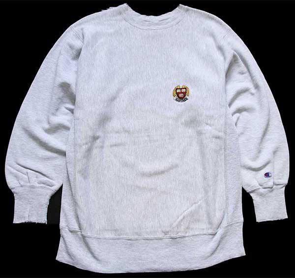 90s USA製 Championチャンピオン HARVARD 刺繍 リバースウィーブ