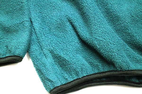 90s USA製 Columbiaコロンビア ハーフジップ プルオーバー フリース 青