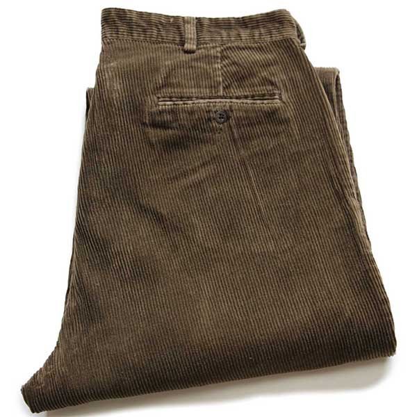 90s ポロ ラルフローレン ANDREW PANT ツータック 太畝 コーデュロイ