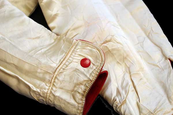 50s インディアン パッチ&チェーン刺繍 リバーシブル メルトン ウール