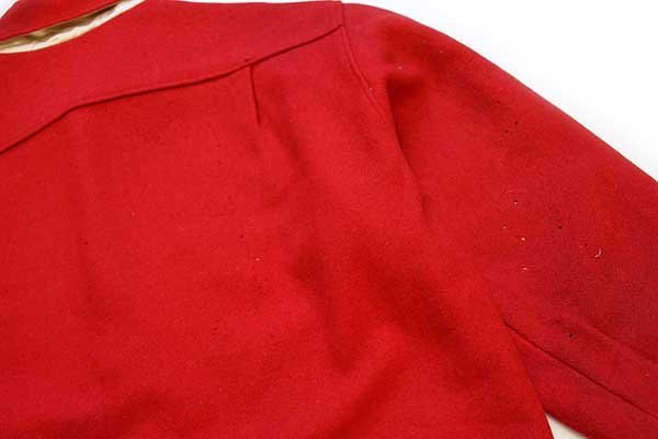 50s インディアン パッチ&チェーン刺繍 リバーシブル メルトン ウール