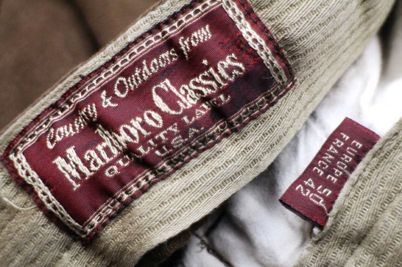 Marlboro Classics コットンツイル チノパン ブラウン w33 - Sixpacjoe