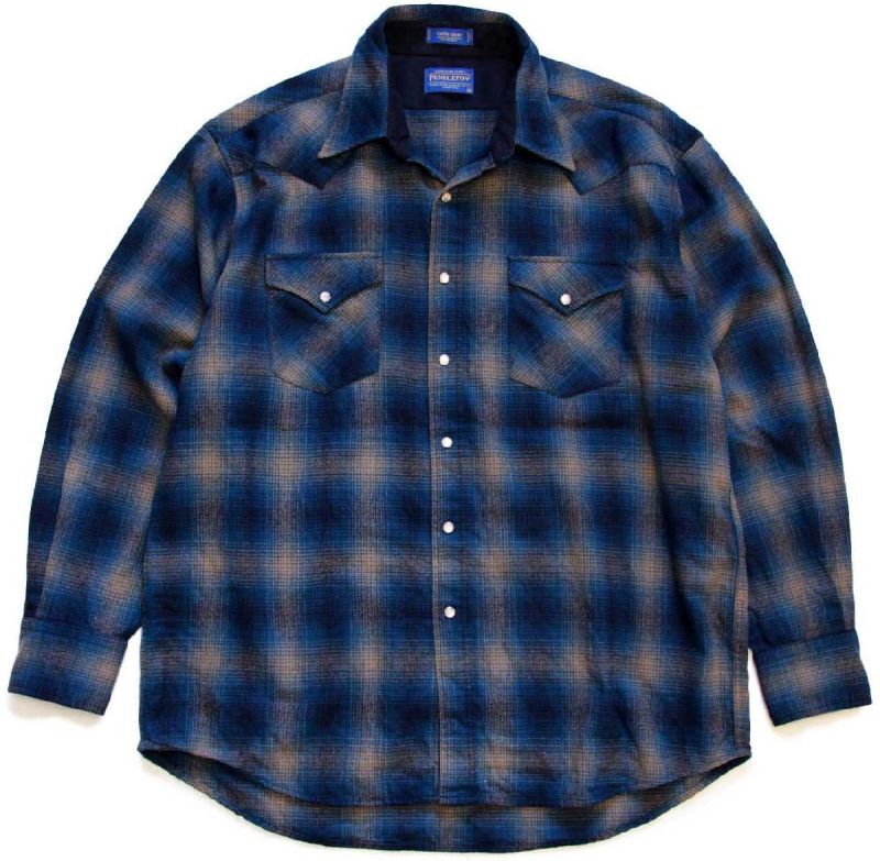 メキシコ製 PENDLETONペンドルトン CANYON SHIRT オンブレチェック