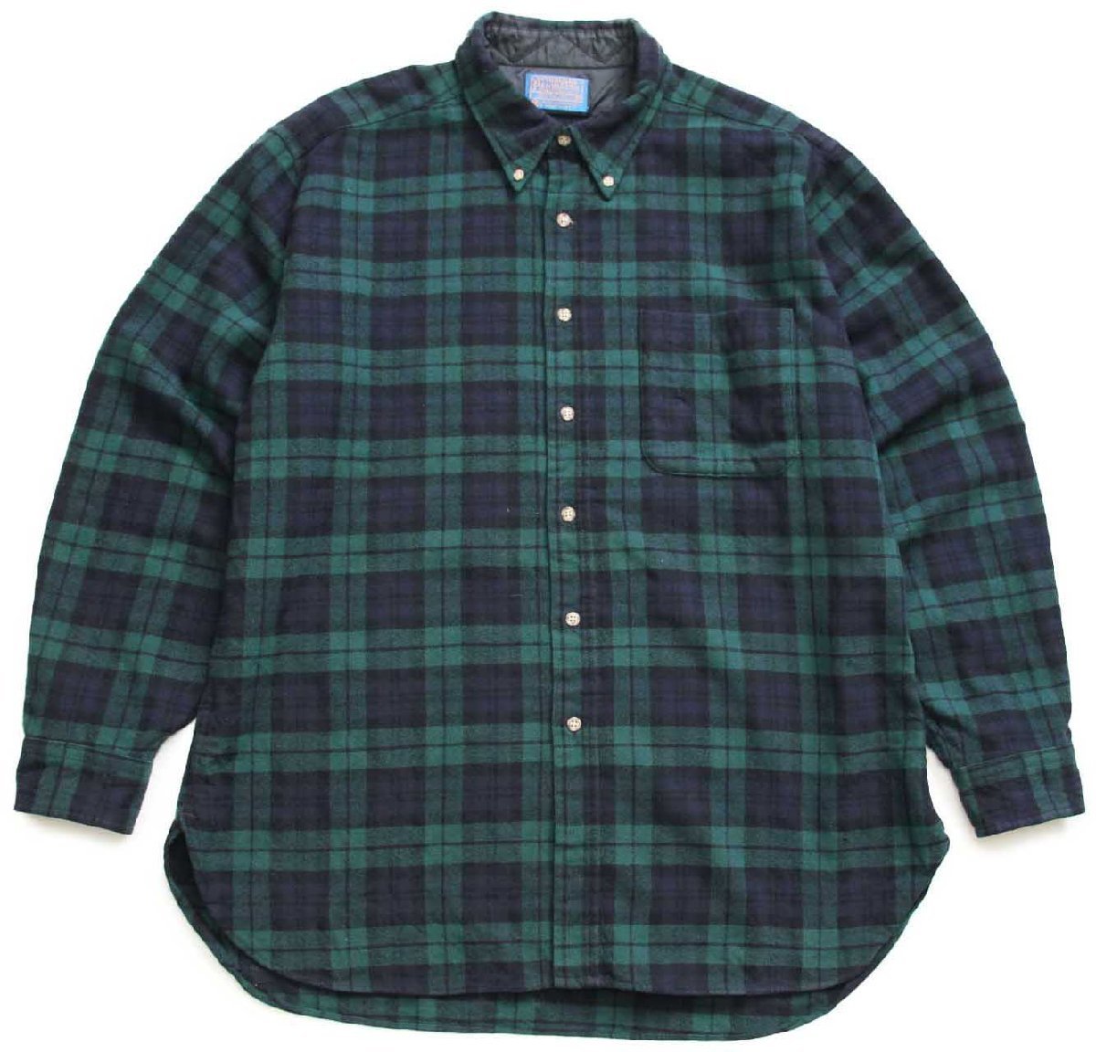 70s USA製 PENDLETONペンドルトン ブラックウォッチ タータンチェック