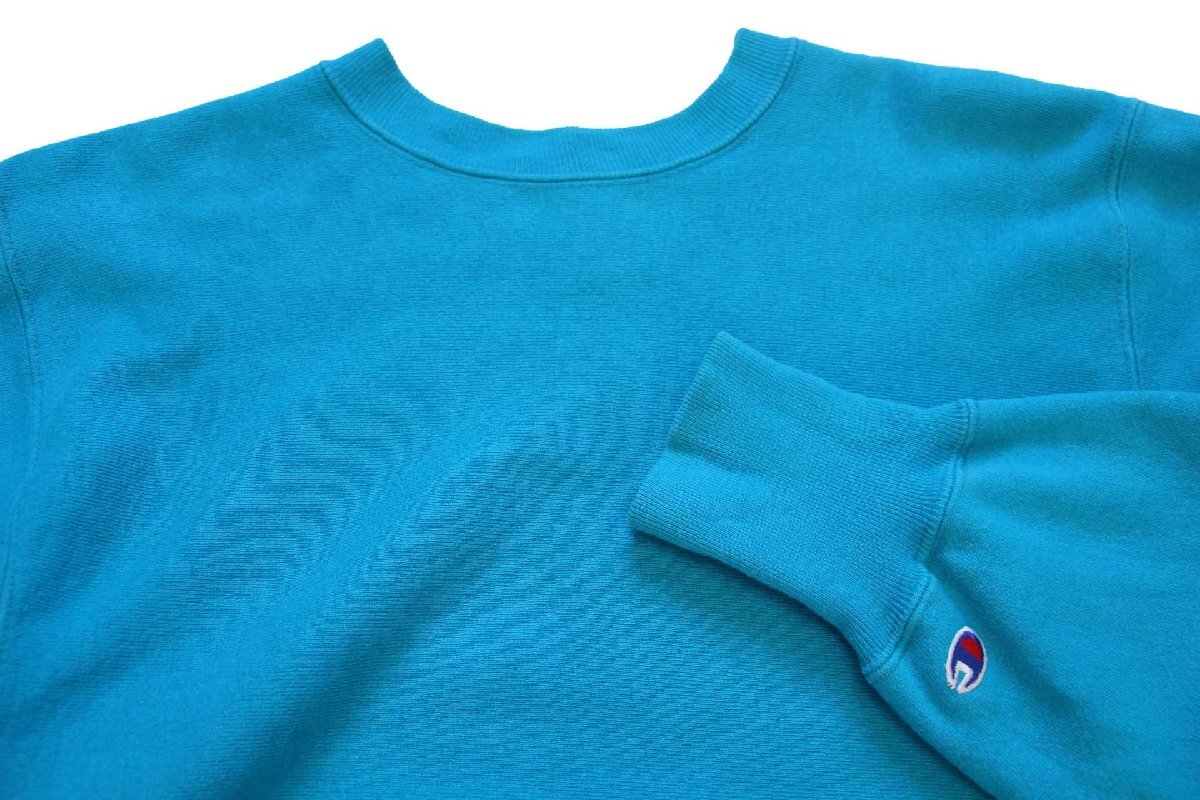 90s USA製 Championチャンピオン 無地 目無し リバースウィーブ