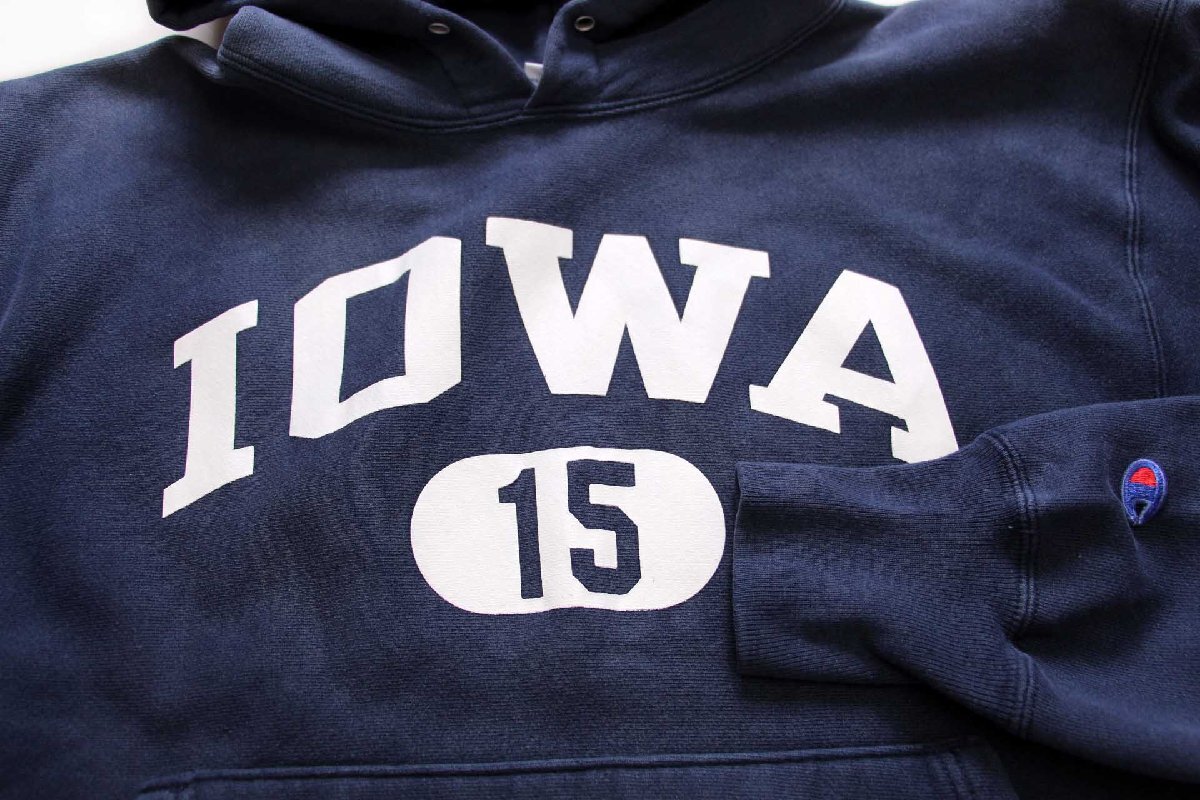 00s Championチャンピオン IOWA 15 リバースウィーブ スウェット