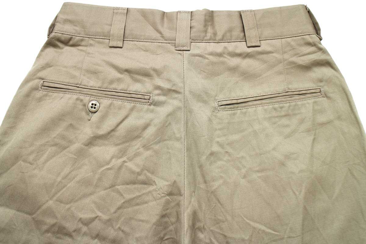 80s 米軍 U.S.NAVY チノパン カーキ 29L☆16 - Sixpacjoe Web Shop