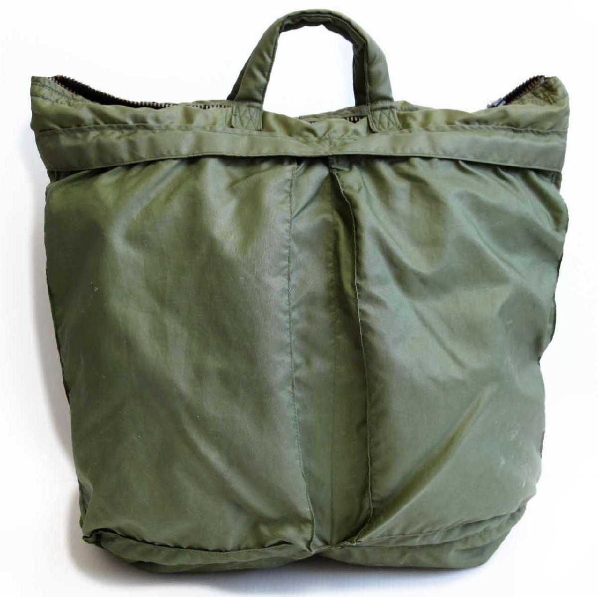 70s 米軍 USAF ナイロン ヘルメットバッグ オリーブグリーン