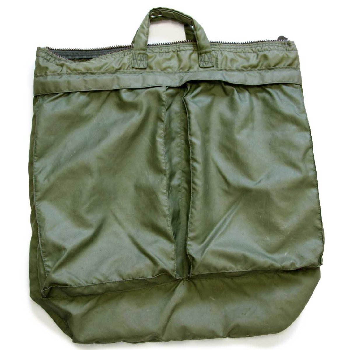 70s 米軍 USAF ナイロン ヘルメットバッグ オリーブグリーン
