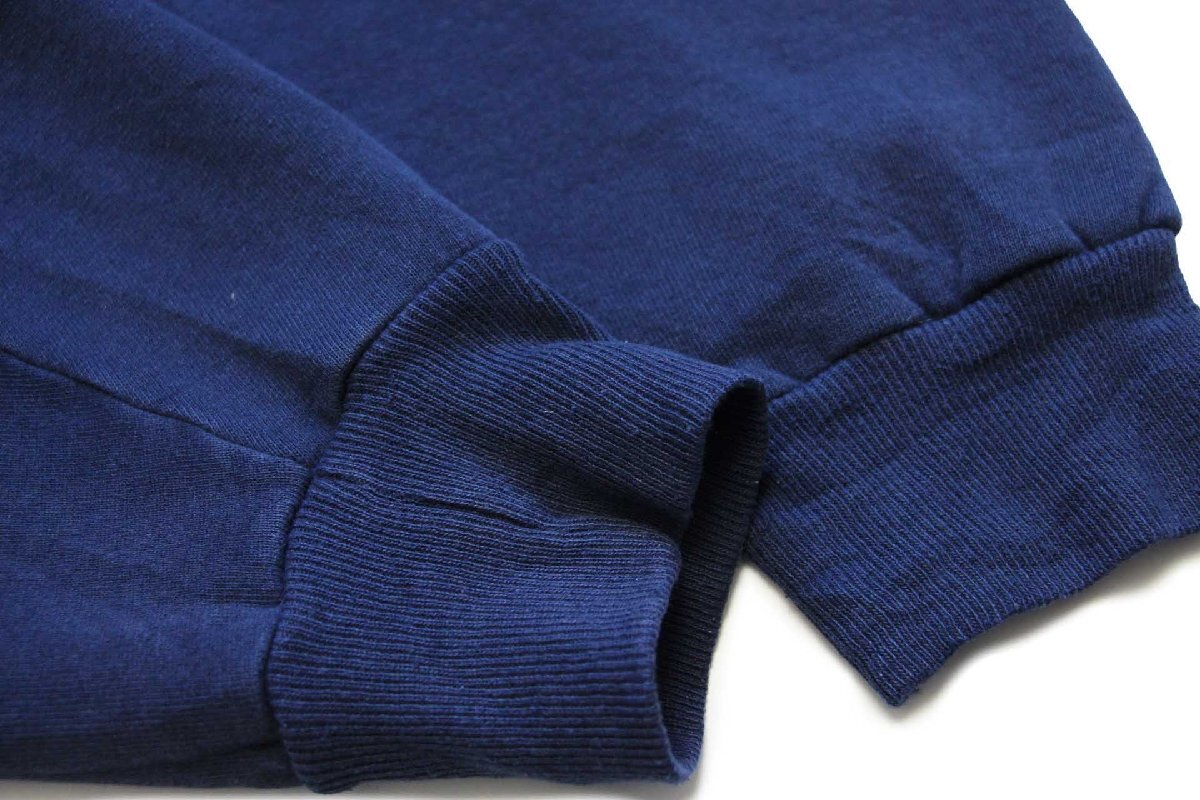 90s USA製 RUSSELLラッセル 無地 スウェット ジップパーカー 紺 XXL