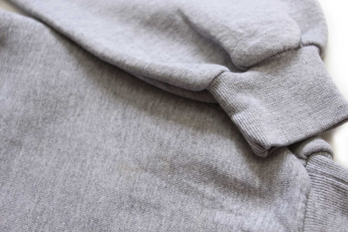 90s メキシコ製 RUSSELLラッセル 無地 前V スウェット 杢グレー XL