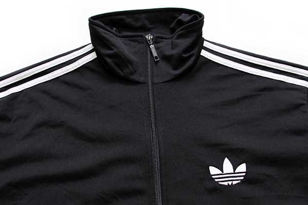 adidasアディダス トレフォイル ロゴ刺繍 ハイネック トラック