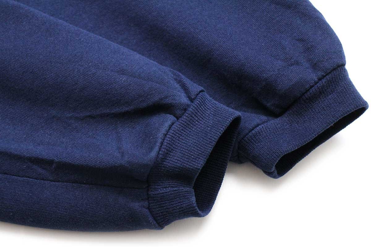 90s USA製 RUSSELLラッセル 無地 スウェット 紺 L☆ブランク