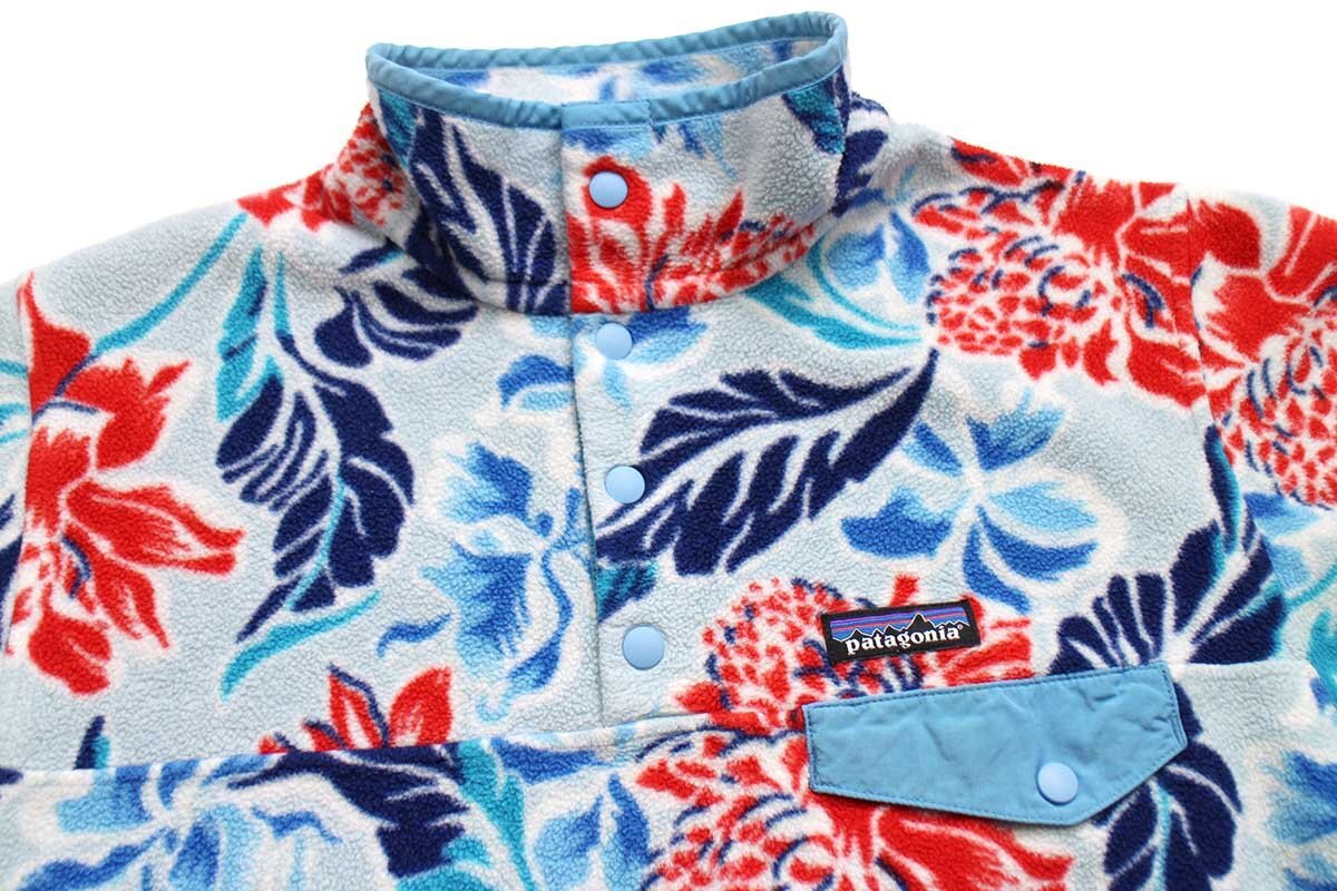 patagoniaパタゴニア フラワー 総柄 シンチラ ライトウェイト フリース
