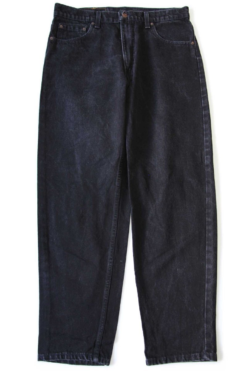 90s USA製 Levi'sリーバイス 550 ブラック デニムパンツ w36 L30