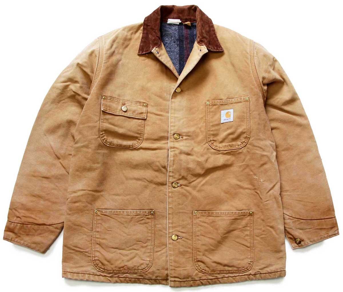 80s carharttカーハート ブランケットライナー ダック地 チョアコート