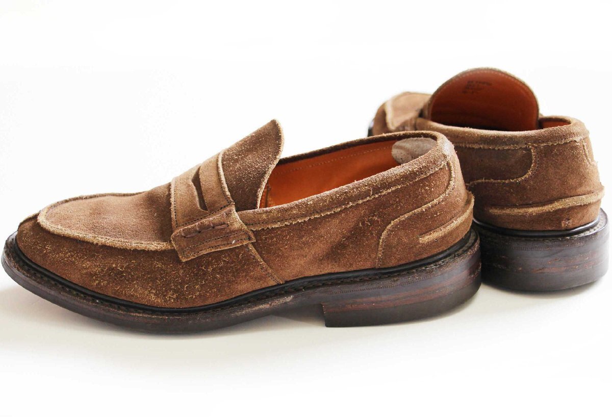 英国製 Tricker's トリッカーズ JAMES ローファー スエード レザー