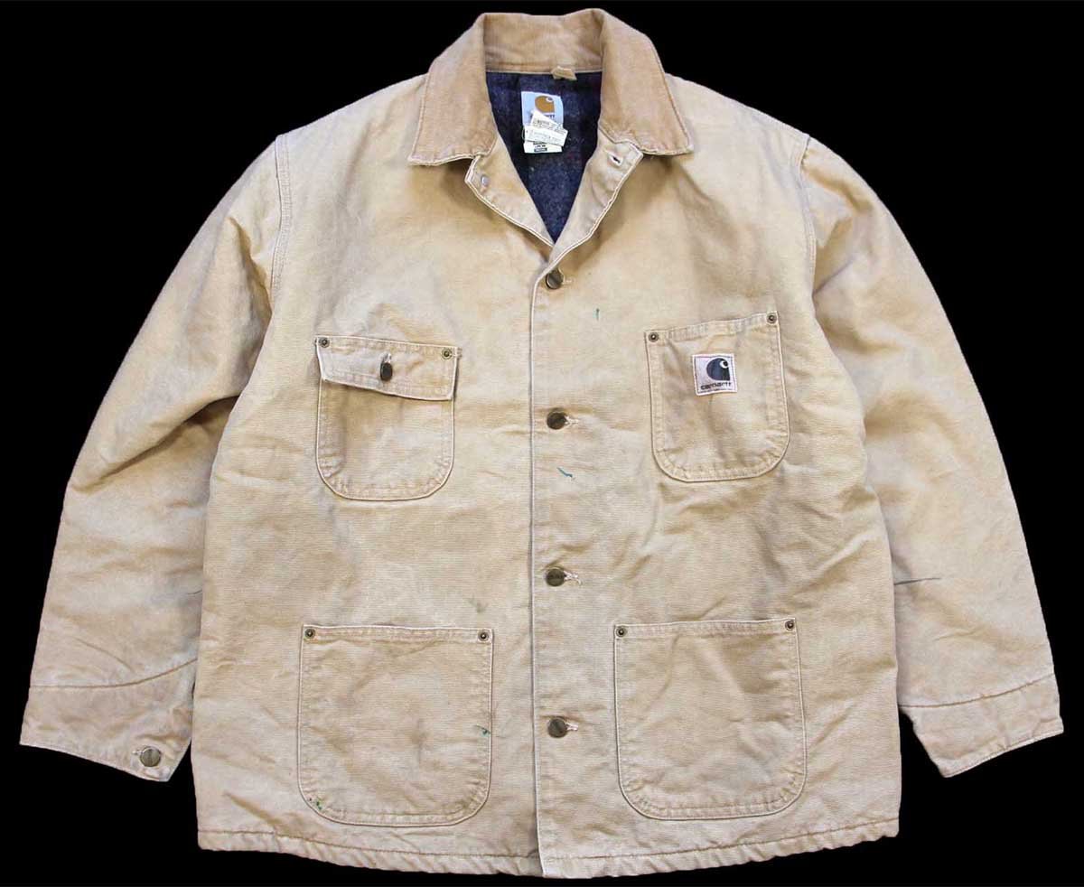 90s USA製 carharttカーハート ブランケットライナー ダック地