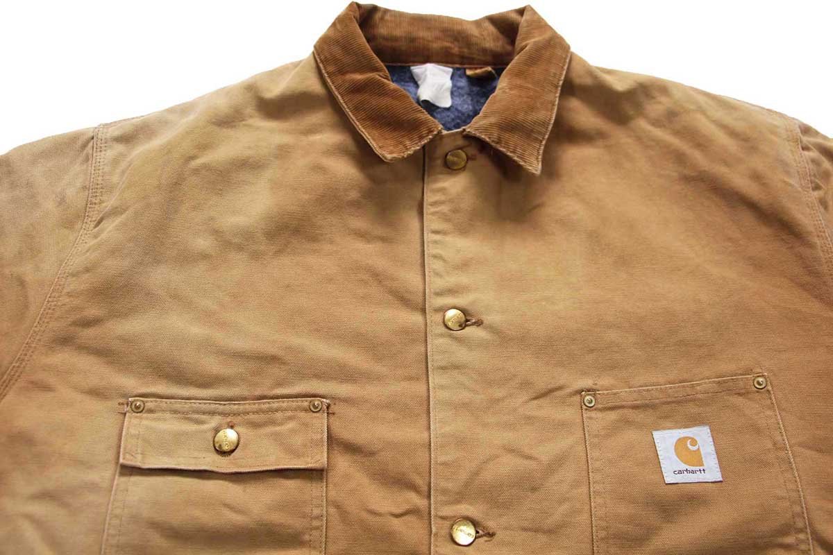 80s carharttカーハート ブランケットライナー ダック地 チョアコート