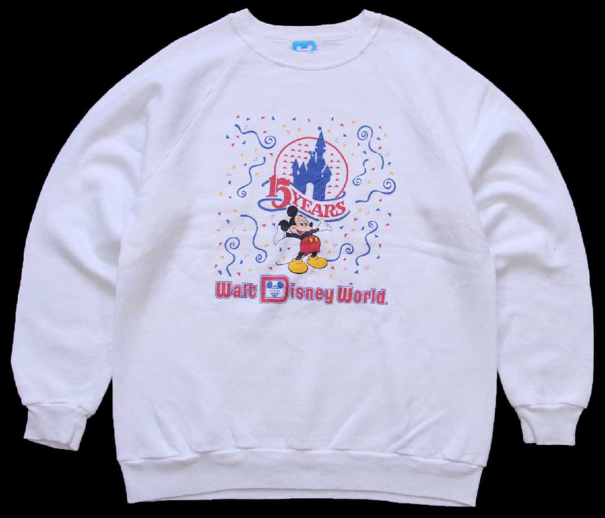 80s USA製 Disney ディズニー 15YEARS Walt Disney World ミッキー