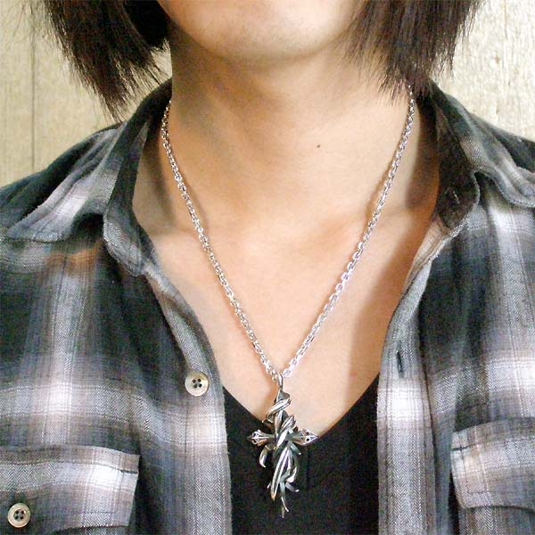 M's collection(エムズ コレクション) クロス シルバー ペンダント