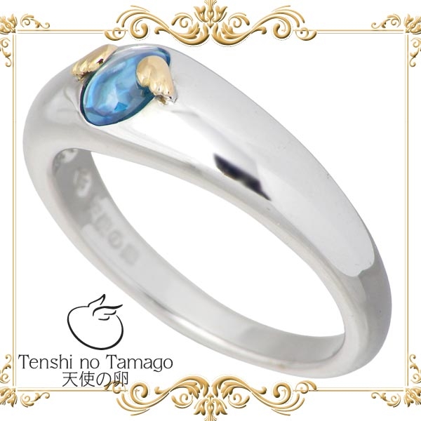 天使の卵 (Tenshi no Tamago) ストーン シルバー リング ブルー