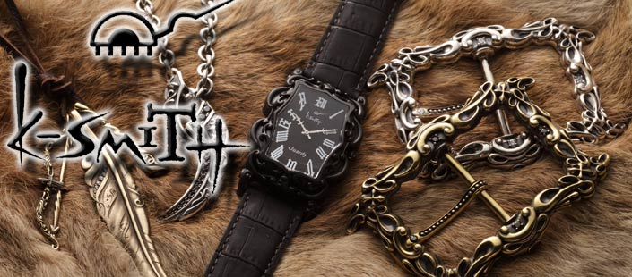 シルバーアクセサリーブランド K-SMITH(ケースミス)を販売。商品点数3