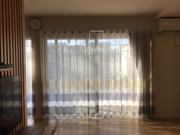 カーテンの開き方は、「片開き」をオススメする場合があります