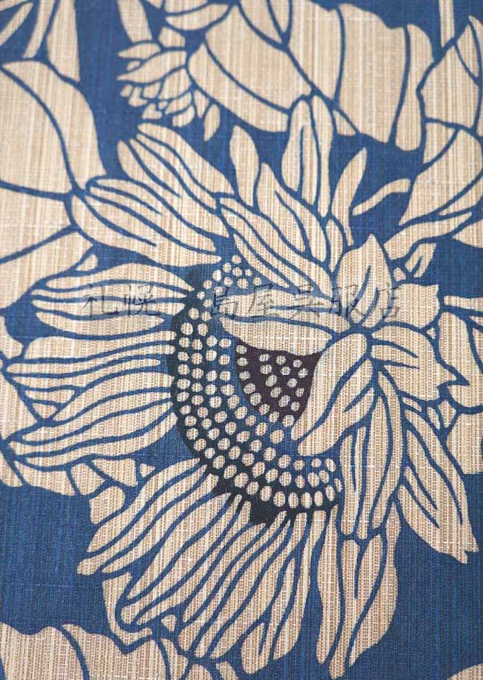 竺仙：ひまわり（奥州小紋）