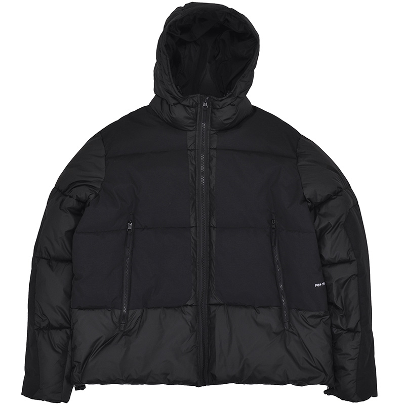 Pop Trading Company Puffer Jacket Black | Skatestore
