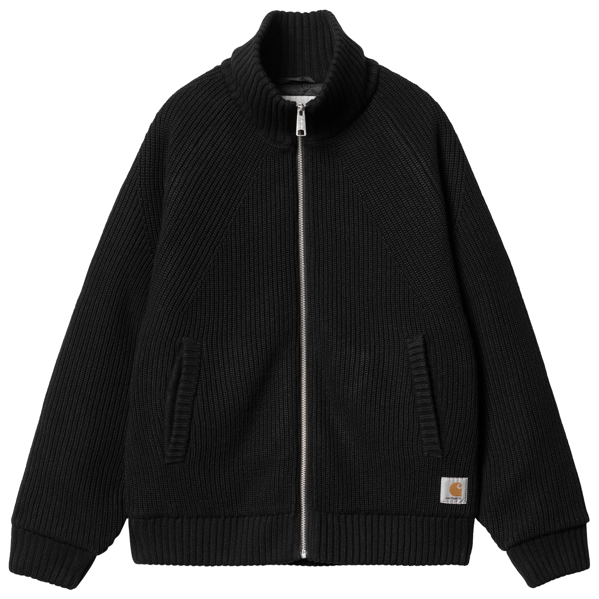 Carhartt WIP Banley Sweater Jacket Black | Skatestore