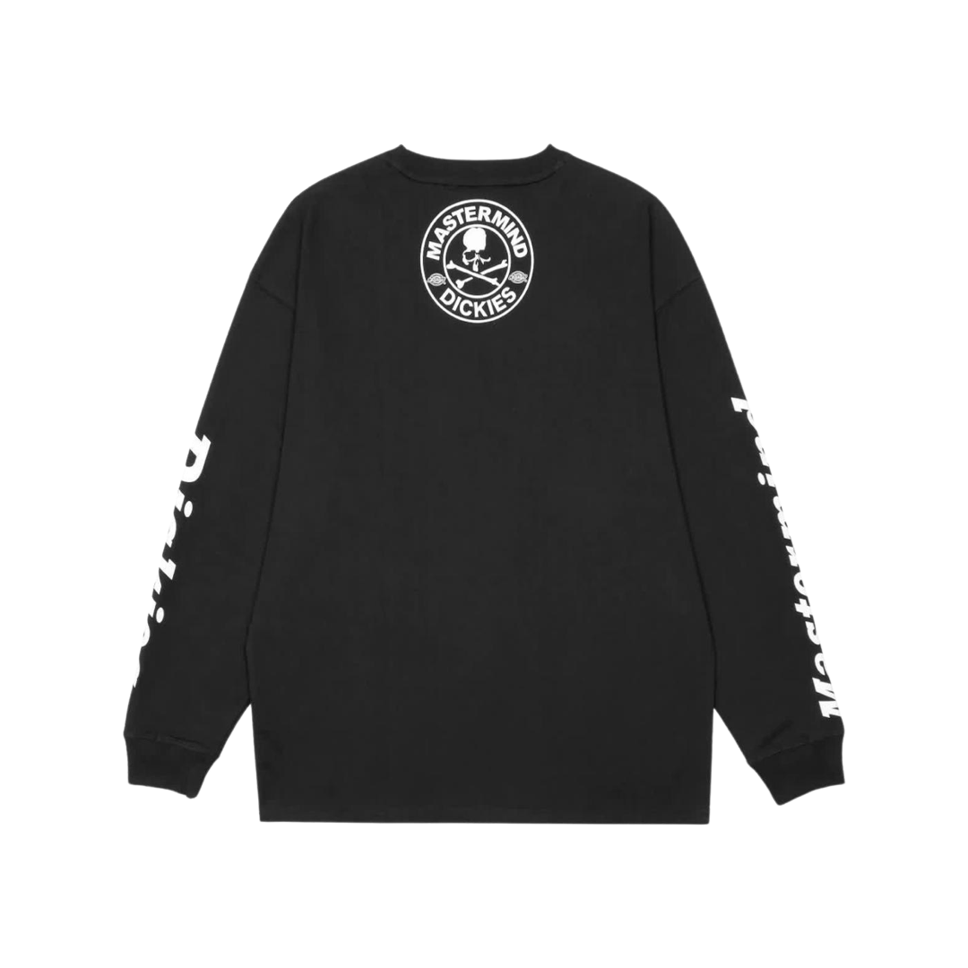 SLUM LTD | mastermind JAPAN x Dickies TEE LS Black/White