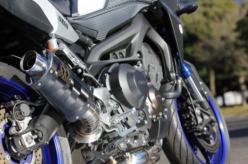 YAMAHA 〜16 MT-09 TRACER POWERBOX FULL チタンエキゾーストパイプ|SP忠男