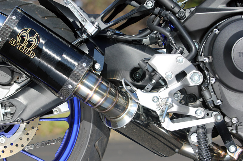 YAMAHA 〜16 MT-09 TRACER POWERBOX FULL チタンエキゾーストパイプ|SP忠男
