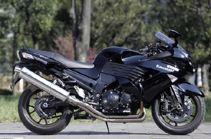 Kawasaki ZZR1400 PURESPORT OneTail Ti 90dB | SP忠男オリジナルマフラー