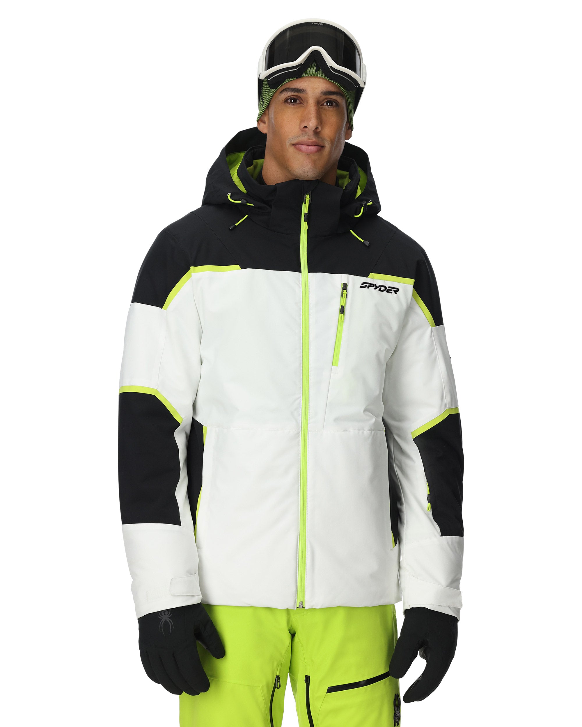 Men's Chambers Jacket - White – Spyder